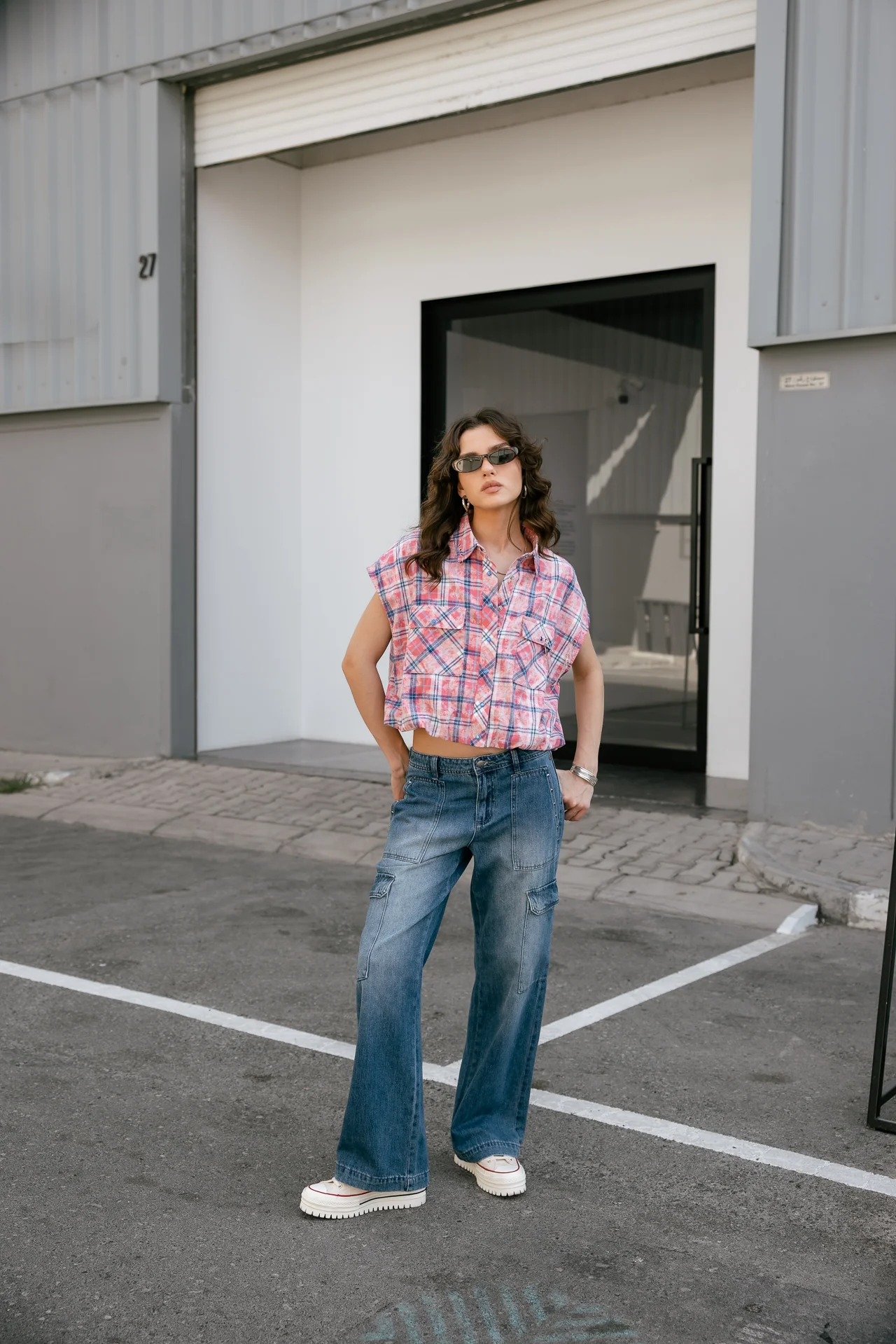 Chilly Bleached Checks - Image 5